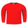 KTC10_S Thermal Long Sleeve Crewneck Waffle Shirt Red S view 1
