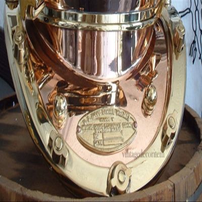 Mahira Nautical Vintage Solid Copper Brass London Scuba Divers Diving Helmet Royal Navy Marine A