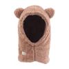 Baby Girls Boys Winter Warm Scarf Hat Kids Thick Earflap Hood Cap with Ear 6M-7T (Khaki, M) view 1