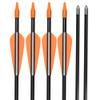 Elong Fiberglass Arrows Archery 26 Inch Target Shooting Practice Safetyglass Recurve Bows Suitable for Youth Children Woman Beginner (12 pcs) view 4