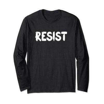 Resist Shirt United States of America Protest and Rebel Long Sleeve T-Shirt