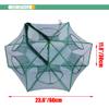 EASY BIG Foldable Bait Trap Fishing Net - Hand Cast Cage for Catching Fish Shrimp Crab Crawfish view 2