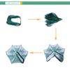 EASY BIG Foldable Bait Trap Fishing Net - Hand Cast Cage for Catching Fish Shrimp Crab Crawfish view 3