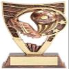 Express Medals 7 Inch Shield Soccer Trophy Award with Engraved Personalized Plate 5-Pack view 1