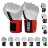 SCOUTPERFORMANCEGEAR Lifting Wrist Wraps Straps Gym Workout Support with Thumb Loops, Weightlifting - Crossfit Wrist Support for Men & Women - Best for Gym Exercise in 16 Inches (Red 14" Length) view 1