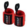 SCOUTPERFORMANCEGEAR Lifting Wrist Wraps Straps Gym Workout Support with Thumb Loops, Weightlifting - Crossfit Wrist Support for Men & Women - Best for Gym Exercise in 16 Inches (Red 14" Length) view 3