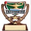 Express Medals 6 Inch 4 Star Lamp of Knowledge Trophy Award with Engraved Personalized Plate 5-Pack view 1