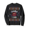Funny Sexy Vampire Bite Sweatshirt Ugly Halloween Sweater Sweatshirt view 1