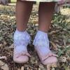 Xiyadun 5 Pairs Toddler Baby & Child Girls Ruffle Lace Ankle Cotton Dress Socks (L for 7-11 Years, Satin White) view 3