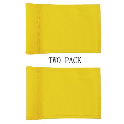 diliclever Golf Flag,Practice Green Golf Flags,400D Nylon Golf Putting Green Flag,Indoor Outdoor Backyard Golf Pin Flags,6 x 8 (Yellow)