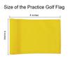diliclever Golf Flag,Practice Green Golf Flags,400D Nylon Golf Putting Green Flag,Indoor Outdoor Backyard Golf Pin Flags,6 x 8 (Yellow) view 2