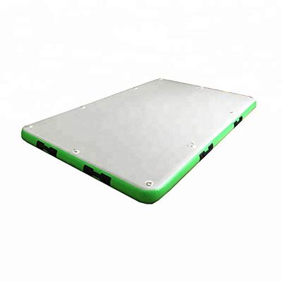 Foammaker Inflatable Floating Docks - Island Inflatable Air Platform - Airport Classic Inflatable Swim Platform (10ft6ft)