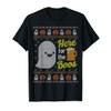 Funny Here for the Boos Shirt Ugly Halloween Sweater Tee view 1