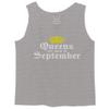 0107. It's is My Birthday Gift Queens are Born in September 20th 30th 40th 50th Men's Tank Top (Light Gray Small) view 1
