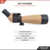 Athlon Optics Talos 20-60x80 Spotter Scope, Black view 3