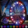 Activ Life LED Bike Wheel Lights with Batteries Included, Get 100% Brighter and Visible from All Angles for Ultimate Safety & Style (1 Tire Pack, Patriotic)