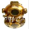 Mahira Nautical Brass Antique Scuba SCA Marine Diving Divers Helmet US Navy Mark V Full Size 18" A view 4
