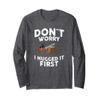 Arborist Don't Worry I Hugged it First Tree Saw LONG SLEEVE view 1