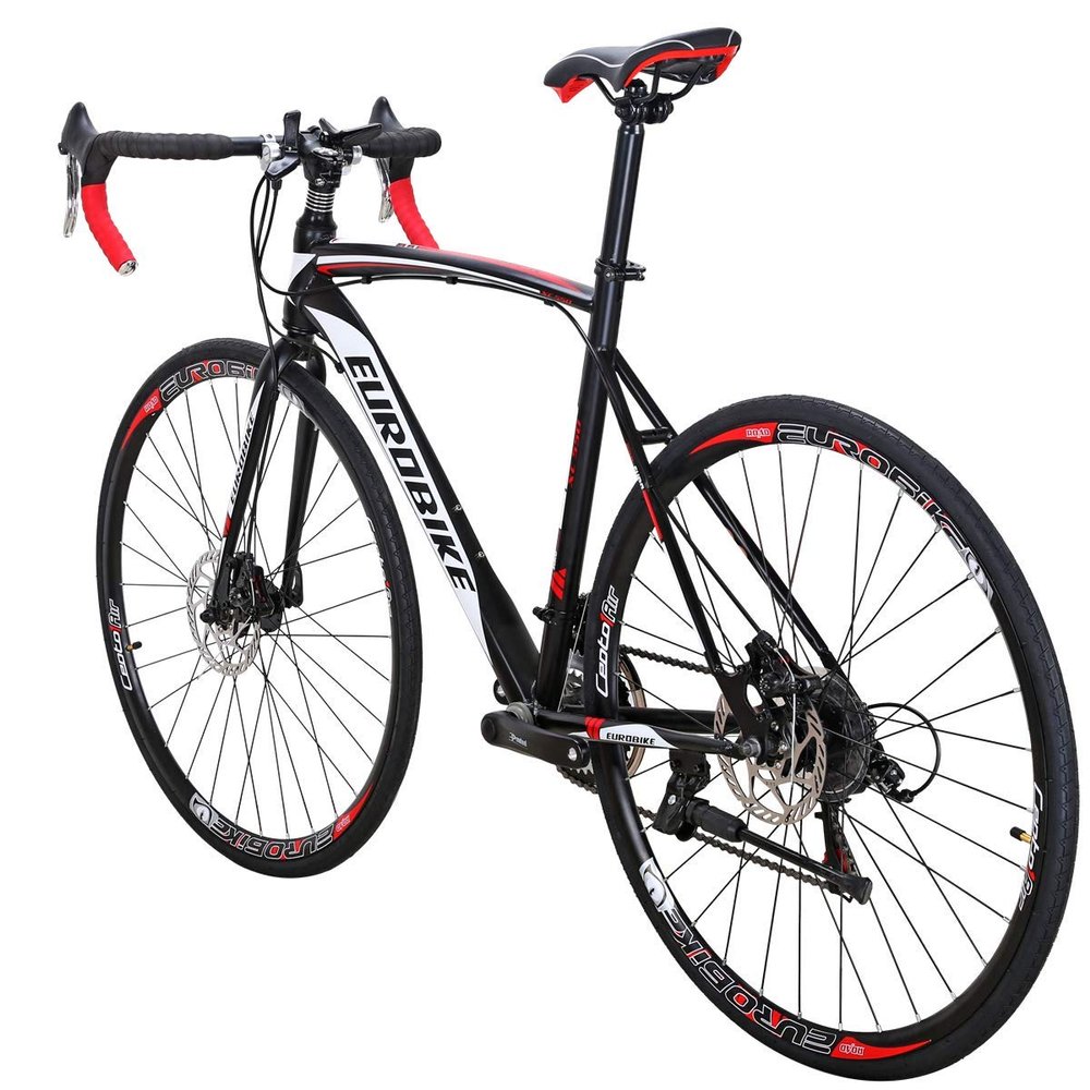EUROBIKE Road Bike TSM XC550 Adult Bike Dual Disc Brake 54cm Frame Bicycle 21 Speed Bike