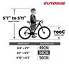 EUROBIKE Road Bike TSM XC550 Adult Bike Dual Disc Brake 54cm Frame Bicycle 21 Speed Bike view 2