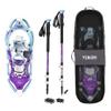 Yukon Charlie's Advanced Spin Float Women's Snowshoe Kit, 8-inch x 21-inch, Includes Snowshoes, Trekking Poles and Travel Bag view 1
