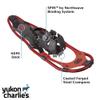 Yukon Charlie's Yukon Charlies Advanced Spin Snowshoe, 930,Red view 3