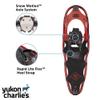 Yukon Charlie's Yukon Charlies Advanced Spin Snowshoe, 930,Red view 4
