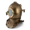 Mahira Nautical Full Size Brass Copper Diving Helmet Scuba Diver Antique US Navy Mark V Replica B view 4
