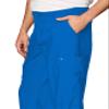 WonderWink W123 Mens Flat-Front Cargo Pant  Royal, Medium view 2