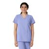 Wink Scrubs for Women, W123, Classic V-Neck Tops with 2 Pockets Ceil Blue view 1