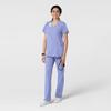 Wink Scrubs for Women, W123, Classic V-Neck Tops with 2 Pockets Ceil Blue view 3
