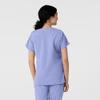 Wink Scrubs for Women, W123, Classic V-Neck Tops with 2 Pockets Ceil Blue view 4