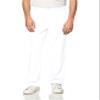 WonderWink W123 Mens Flat-Front Cargo Pant  White, XL Short view 1