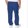 WonderWink W123 Mens Flat-Front Cargo Pant  Galaxy Blue, 2X view 3