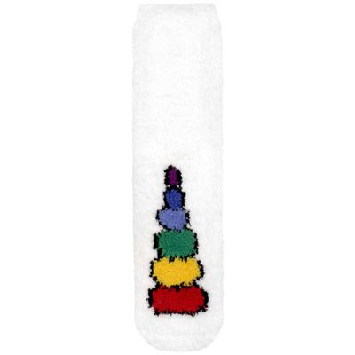 BambooMN Women's Super Soft Warm Microfiber Fuzzy Cozy Unicorn Crew Socks, 1 Pair Color 03 Unicorn Horn