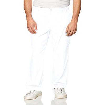 WonderWink Men's Petite-Plus-Size Men's Cargo Pocket Pant Pants, White, 3-XLarge/Short