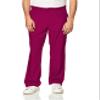 WonderWink W123 Mens Flat-Front Cargo Pant  Wine, Medium Short view 1