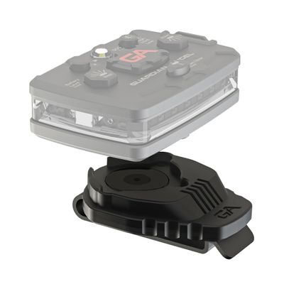 Guardian Angel Flashlight Universal Clip Mount Accessory  Magnetic Mount with Screw-in Feature  Steel Clip Attachment, Rubber Backing for Grip  for Belts, Molle, Fire Helmets, Dog Collars, Hats
