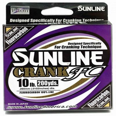 Sunline Crank Flourocarbon 10lb 660 yd Clear