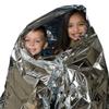 Premium Mylar Emergency Blanket  Thermal foil Blanket for Camping, Hiking & Emergency Supplies | Waterproof Compact Foil Space Blanket| Retains 90% Body Heat & Aid in Outdoor Survival (10 Pack) view 3