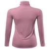 FASHIONOLIC Womens Premium Long Sleeve Turtleneck Lightweight Pullover Top Sweater (CLLT002) Mauve 1X view 3