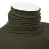 FASHIONOLIC Womens Premium Long Sleeve Turtleneck Lightweight Pullover Top Sweater (CLLT002) DK.Olive 2X view 4