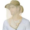 Comhats Net Fly Fishing Hat Summer Sun UV Exploring Men Nylon Bucket Hiking Boating Gardening Veil Hats Khaki view 1
