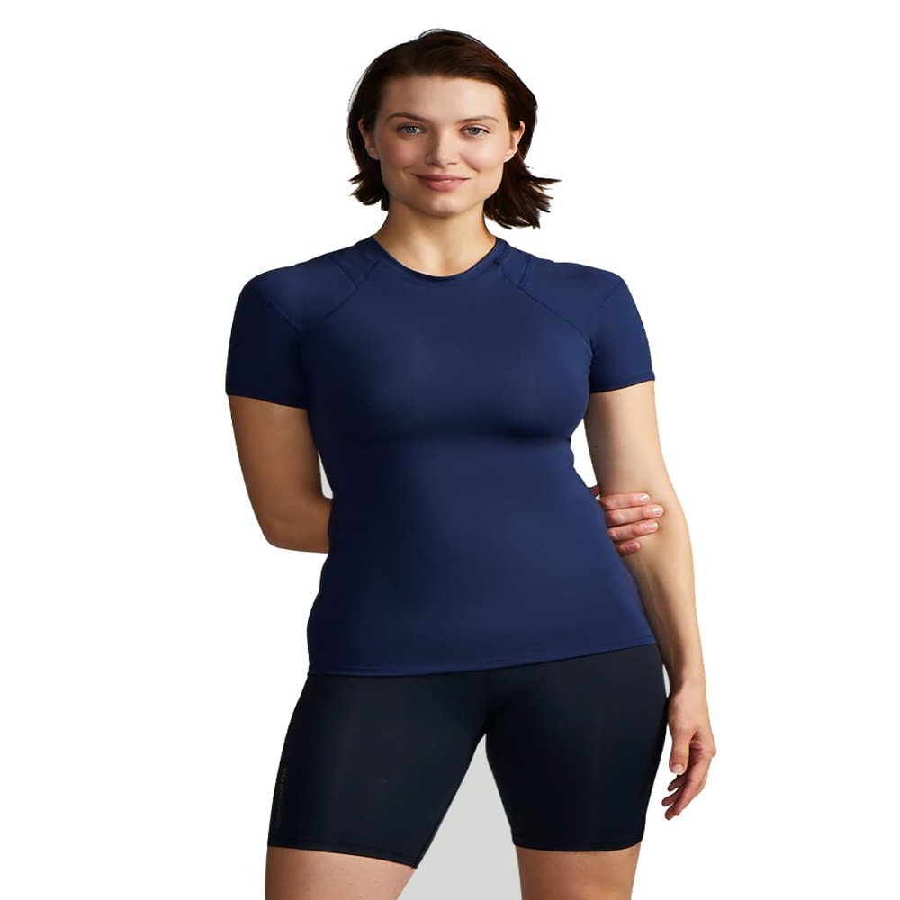 Tommie Copper Shoulder Centric Support Shirt, Dark Navy, Medium