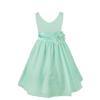 ACSUSS Kids Flower Girls Elegant Sleeveless V-Neck Wedding Bridesmaid Flower Dress Formal Chiffon Dress Ball Gown Turquoise 10 view 1