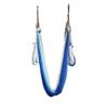 Aerial Yoga Hammock Aerial Pilates Silk Yoga Swing Set include Carabiners daisy Chain, Pose Guide 5.5 yards Set (Blue Sea Color) view 4