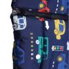 Baby Toddler Boys Girls Waistcoat Fall Winter Warm Jacket 2-6 Years Old,Kid Cartoon Car Print Hooded Zipper Coat (5-6 Years Old, Dark Blue) view 3