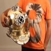 Mahira Nautical Vintage Morse U.S Navy Diving Divers Helmet Mark V Solid Brass & Aluminum DG108 A view 1