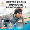 French Fitness Revolution - Stretchy Sports Headband for Men & Women - Guys Sweatband for Running, Cycling, Basketball, Yoga, Fitness - Moisture Wicking Workout Hairband - Made in Europe view 2