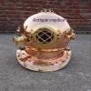 Mahira Nautical Solid Brass Diving Divers Helmet Scuba Vintage US Navy Mark IV Full Size 18" B view 1